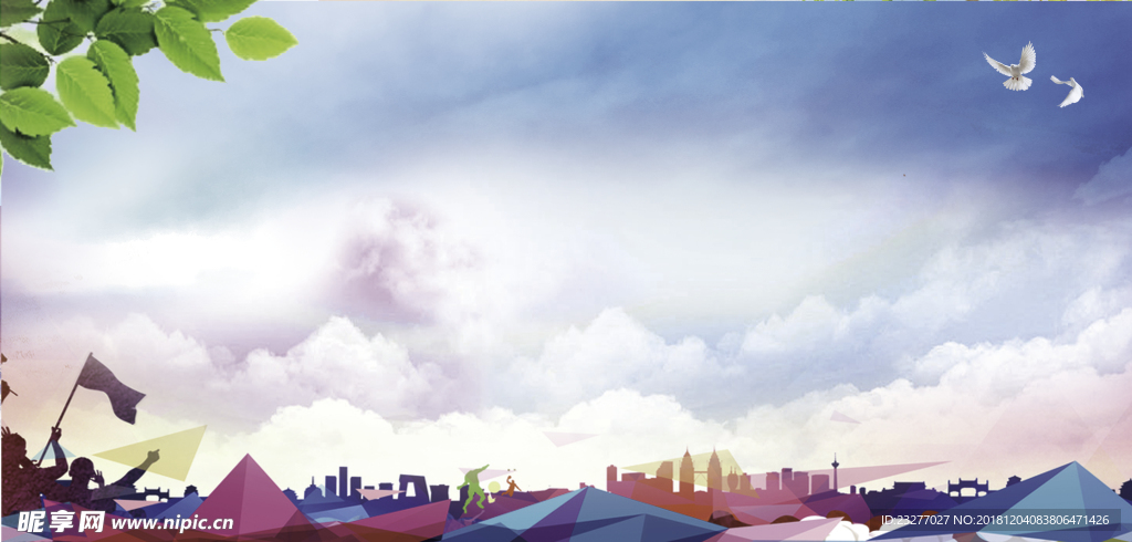 展板背景