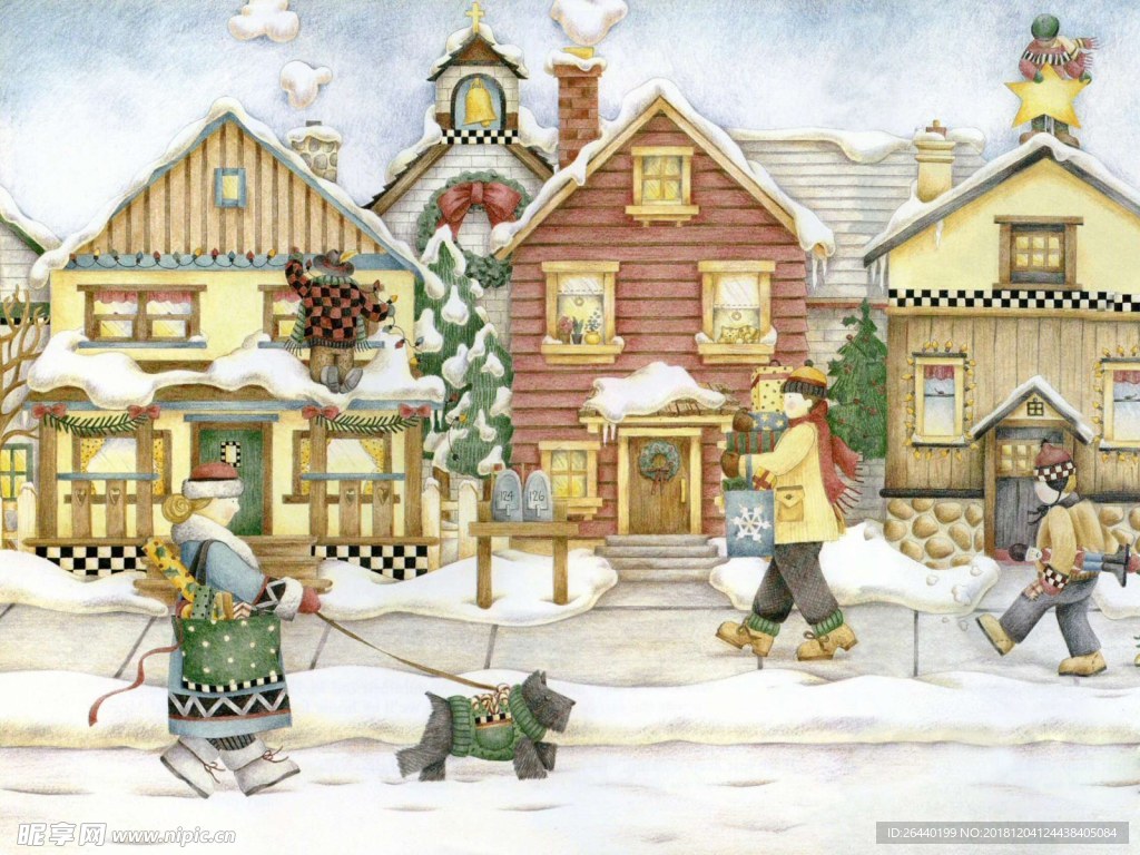 2019年新春猪年贺岁吉祥圣诞