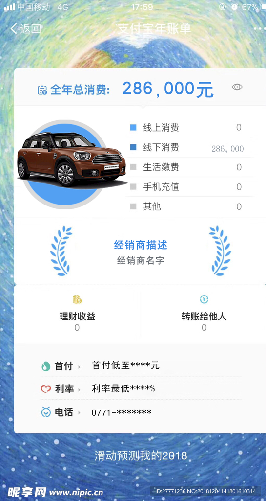 年度支付宝账单