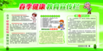 春季健康教育宣传栏