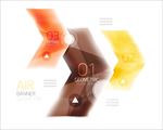 动感几何方块矢量图