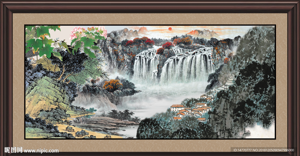 山水国画