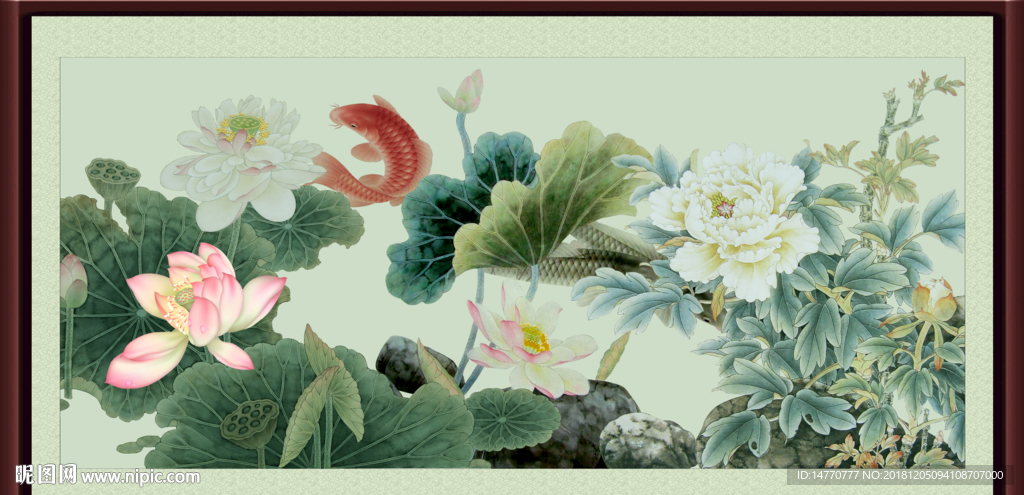 荷花图