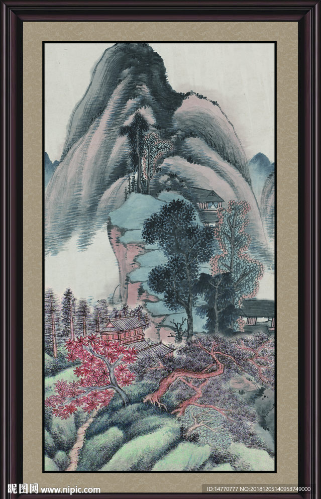 国画风景 巨幅山水