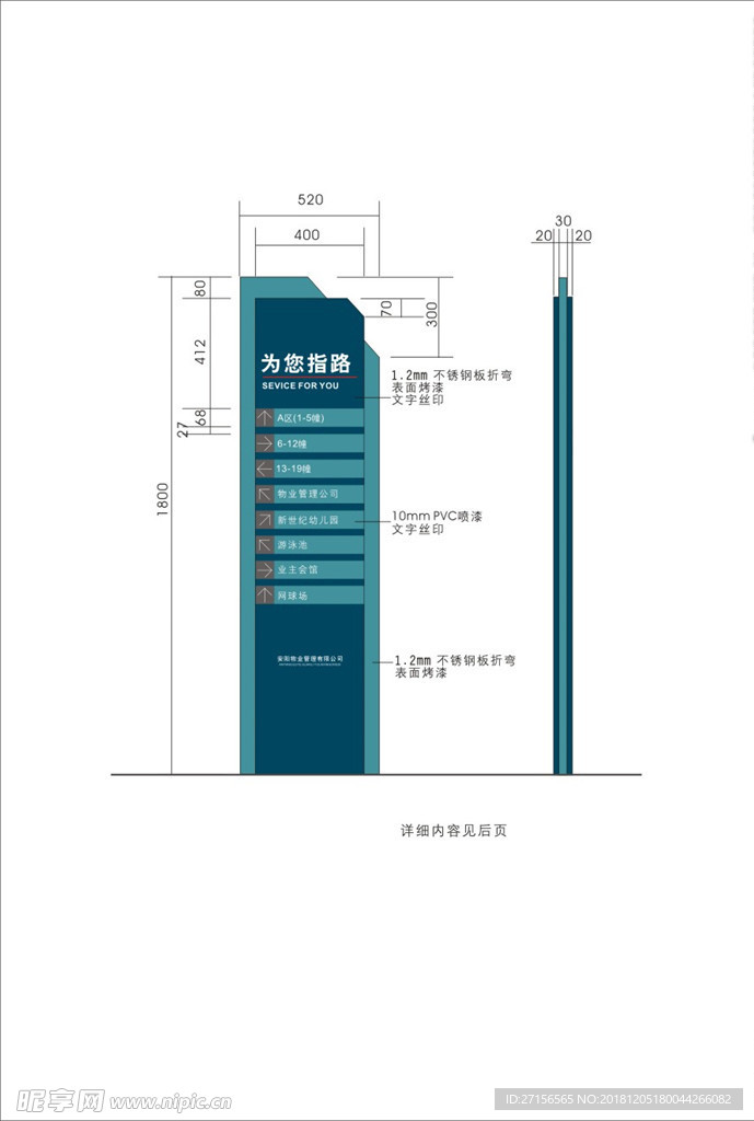 商业广场导视