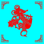 老鼠剪纸
