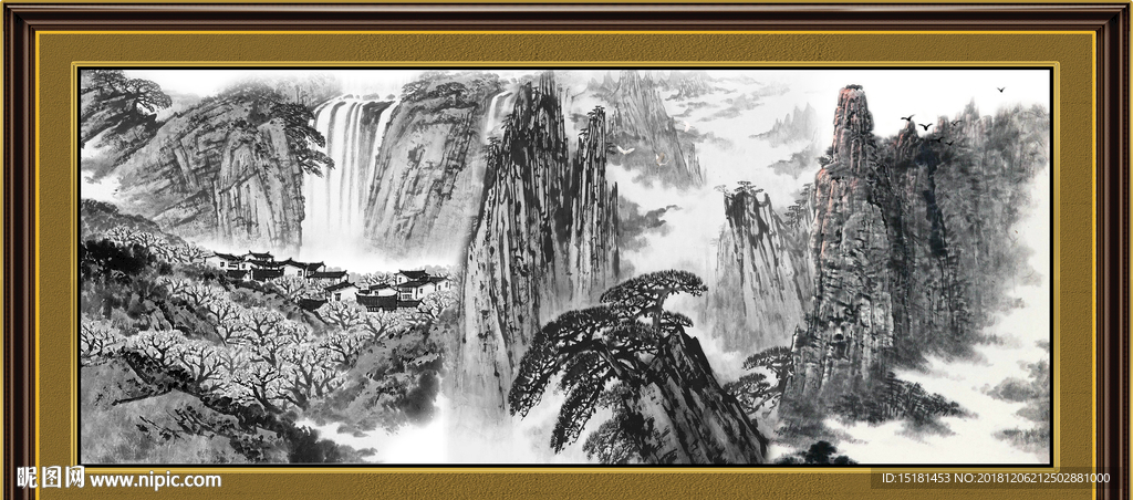 水墨山水