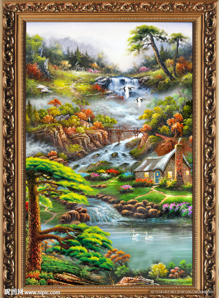 油画风景 油画山水