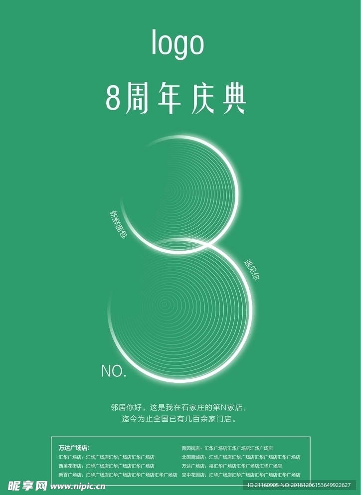 8周年