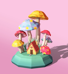 卡通房子