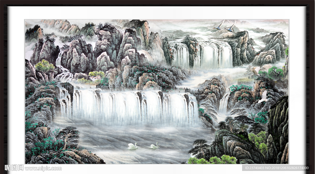 山水国画