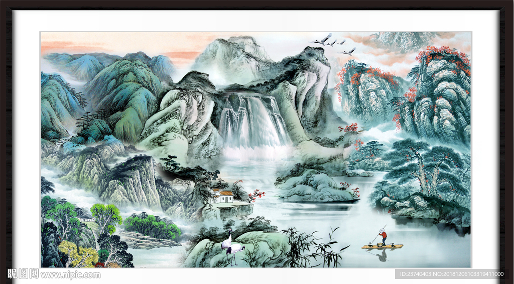 山水国画