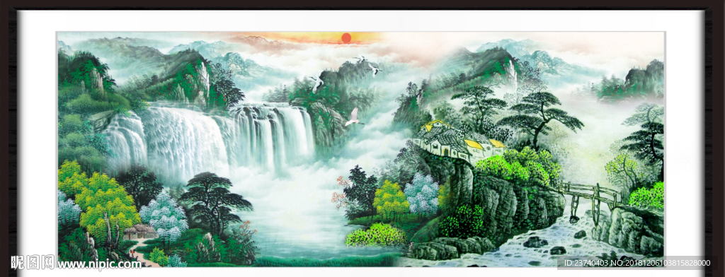 山水国画