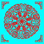 团花剪纸