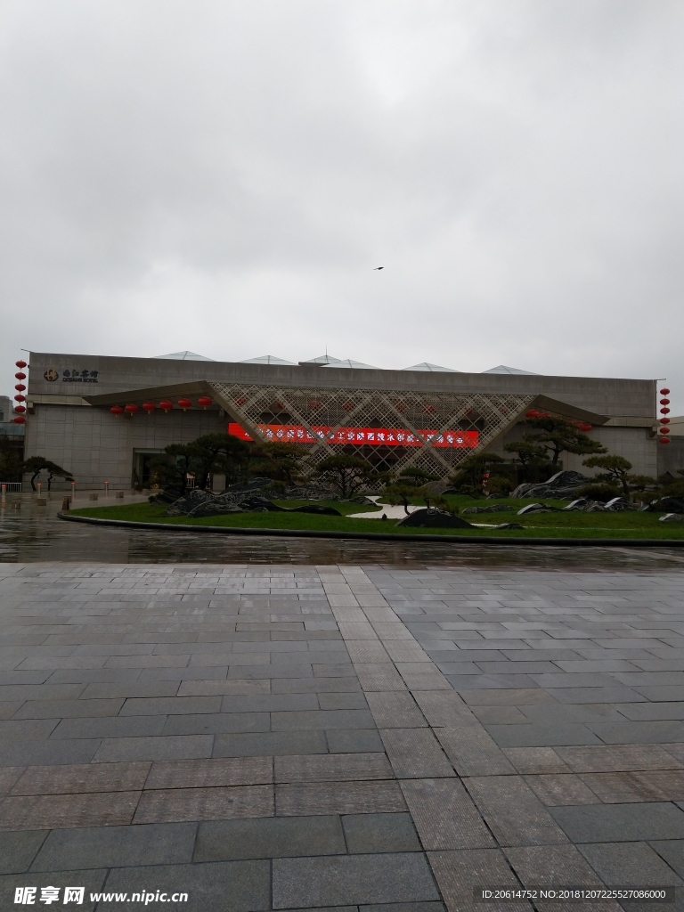 雨天的城市风景
