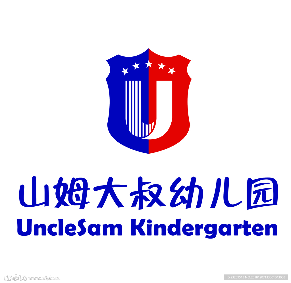 山姆大叔幼儿园logo设计