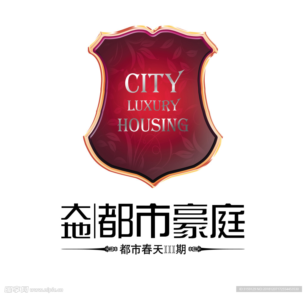 大地·都市豪庭logo