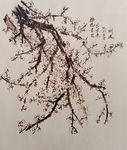 烙画梅花