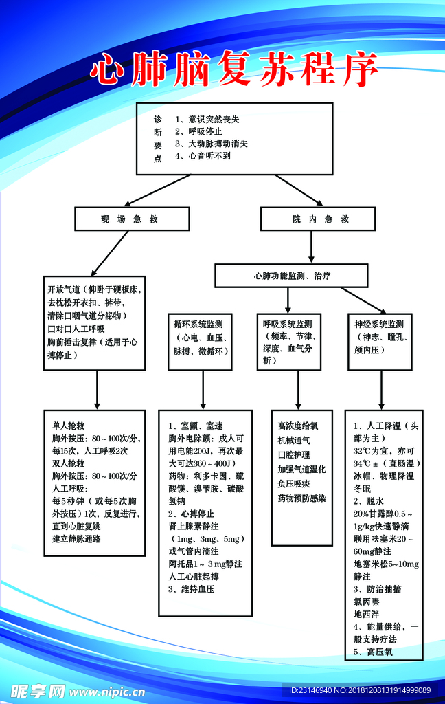 心肺脑复苏程序