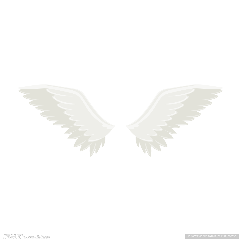 卡通翅膀图片