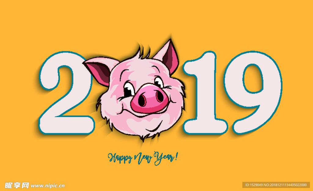 2019猪年背景