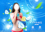 夏季冲浪