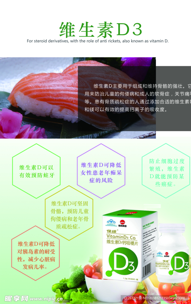 维生素D3展板