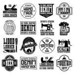 复古logo标签