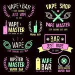 英文复古促销标签