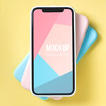 彩色的Iphone XR 模型