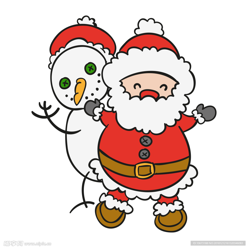 卡通圣诞老人