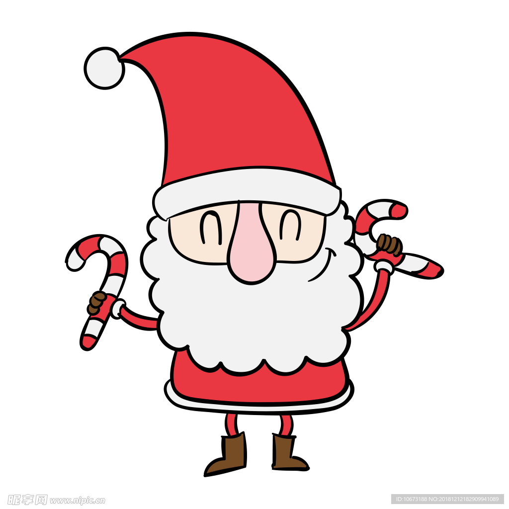 卡通圣诞老人