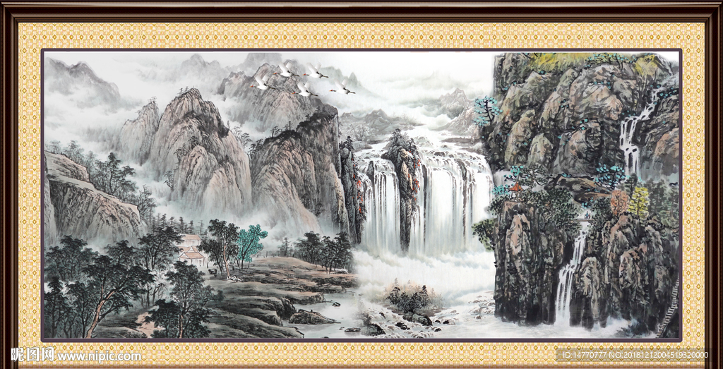 国画山水