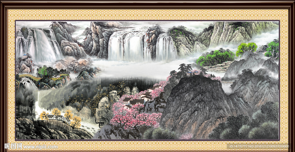 山水风景图