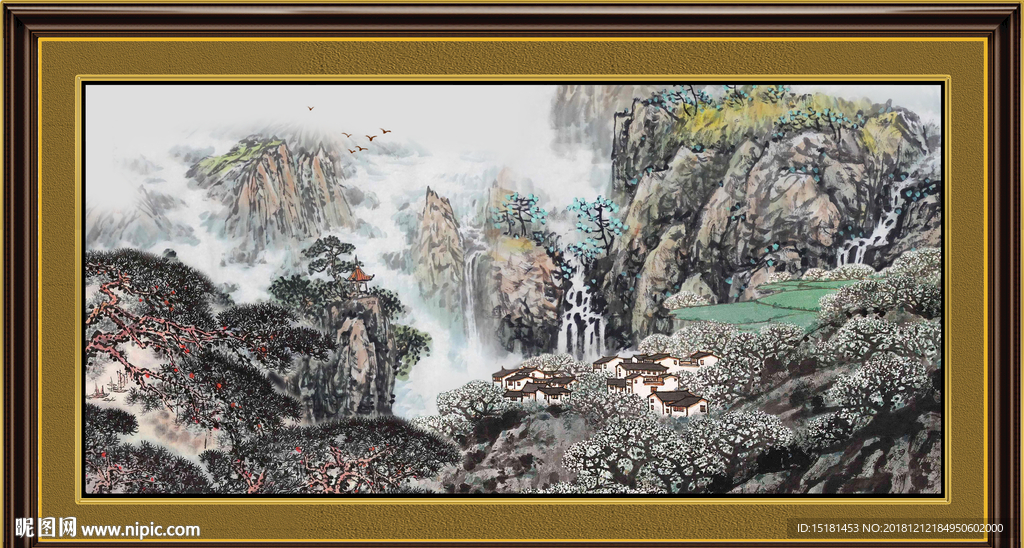 国画山水