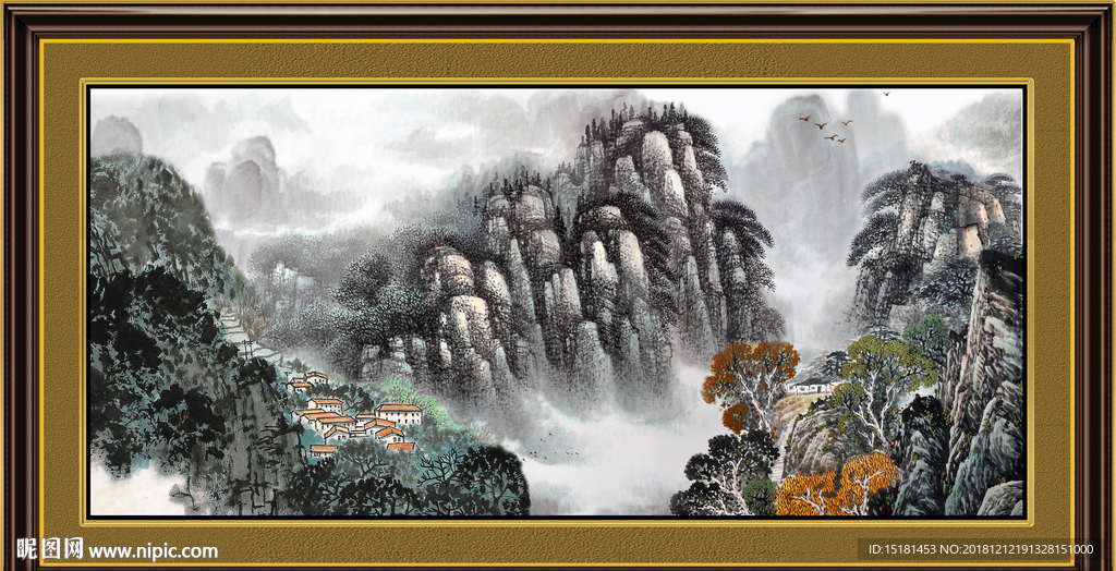 水墨山水