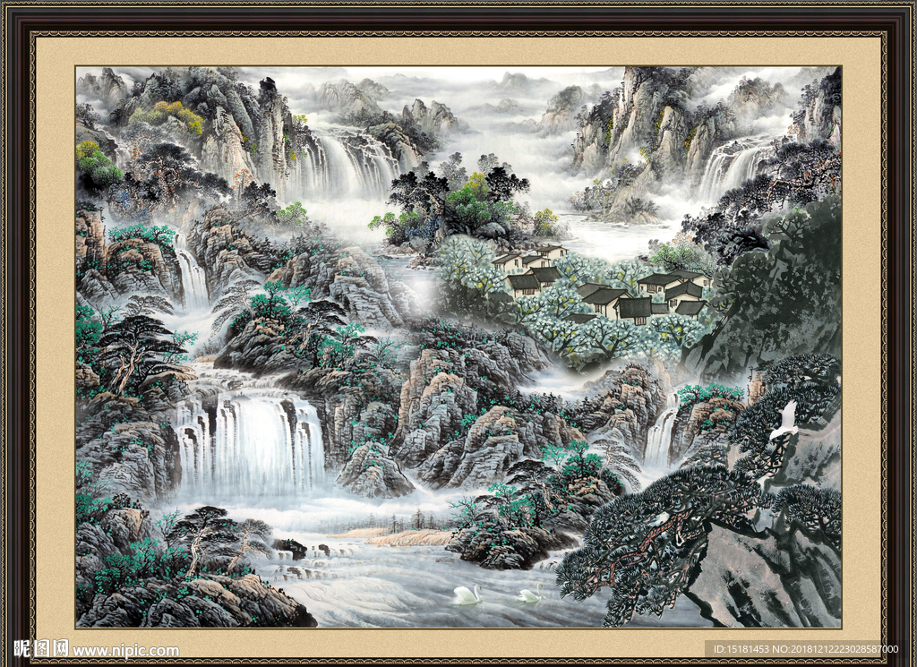 山水风景图