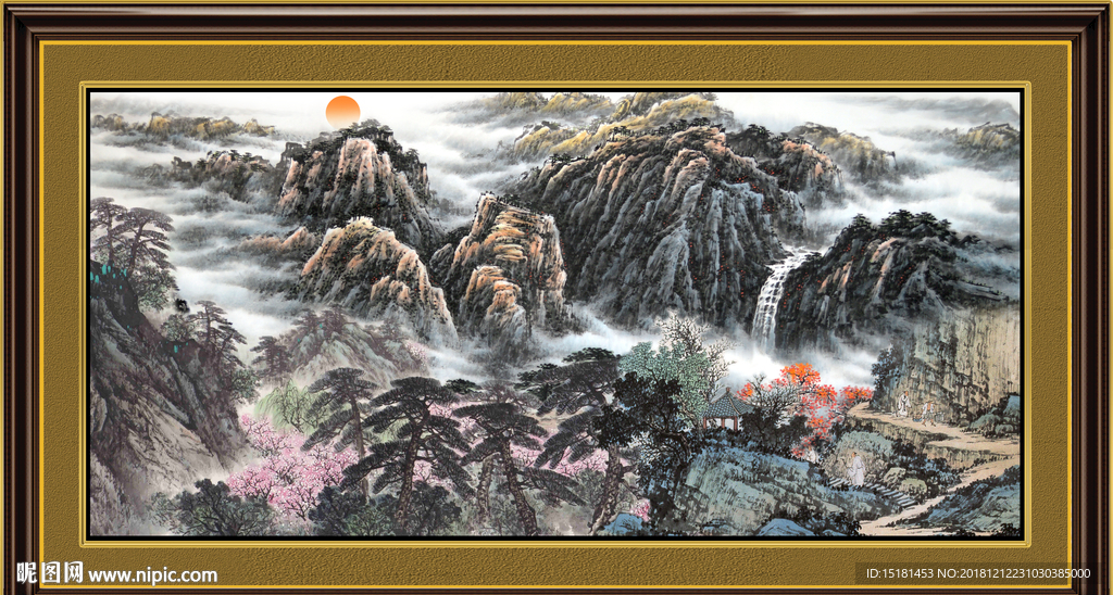 山水风景图