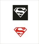 超人矢量 logo