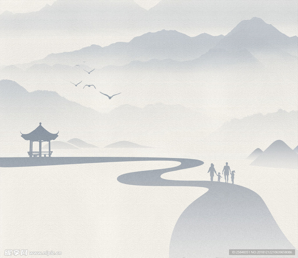 中式 山禅