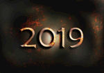 2019金属质感艺术字体