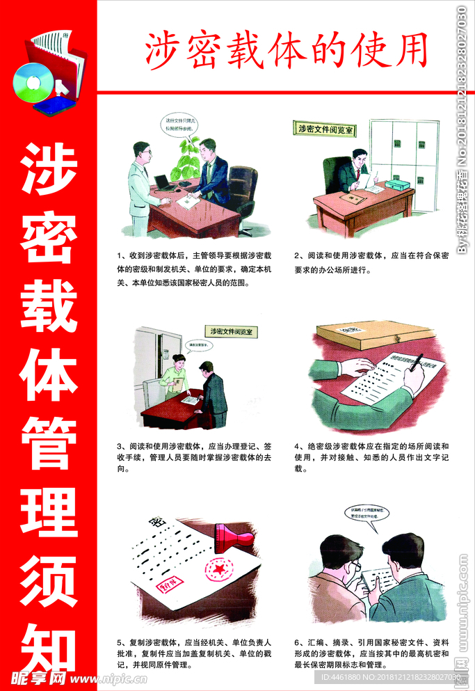 涉密载体的使用