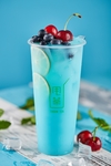 樱桃蓝莓水果茶