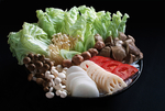 火锅素菜菌类拼盘