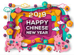 2019猪年海报