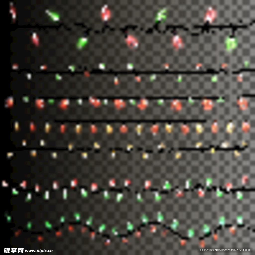 节日彩灯素材