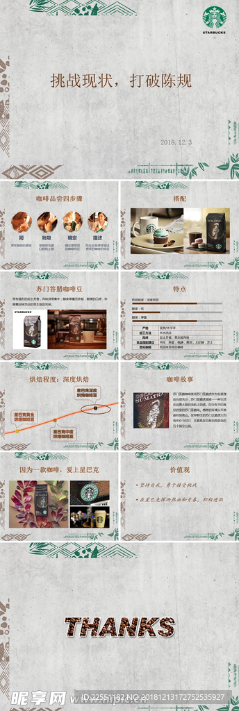 星巴克 苏门答腊咖啡ppt