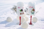 雪地里的雪糕