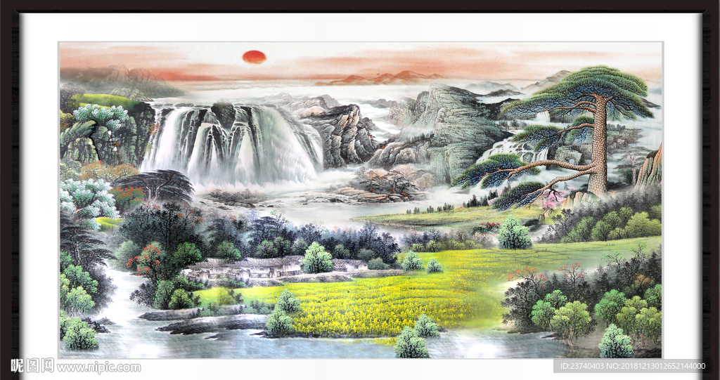 山水画 江山多娇