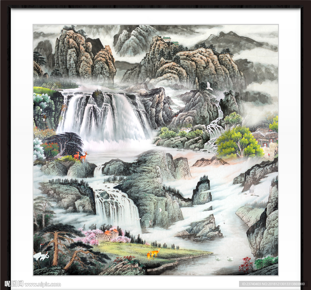 山水画 江山多娇